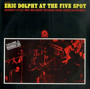 A00591629/LP/エリック・ドルフィー「Eric Dolphy At The Five Spot Volume 2 (1978年・SMJ-6573・ポストバップ)」
