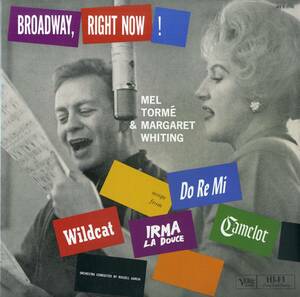 A00592126/LP/メル・トーメ & マーガレット・ホワイティング「Broadway Right Now! (1993年・POJJ-1560・ヴォーカル)」