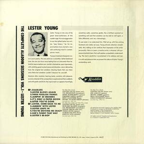 A00590509/LP/レスター・ヤング (LESTER YOUNG)「The Complete Aladdin Sessions Vol.1 ジャズ・コレクターのための最後の名盤 (1983年の画像2