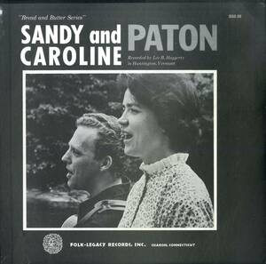 A00592686/LP/サンディー・ペイトン & キャロライン・ペイトン「Sandy And Caroline Paton (EGO-30・フォーク)」