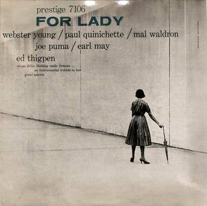 A00591493/LP/ウェブスター・ヤング (WEBSTER YOUNG)「For Lady (1986年・OJC-1716・バップ・スウィングJAZZ)」