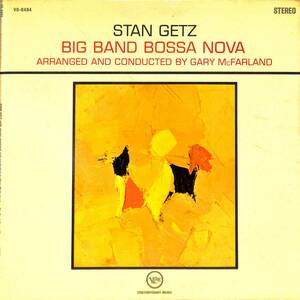 A00593453/LP/スタン・ゲッツ (STAN GETZ)「Big Band Bossa Nova (V6-8494・ボサノヴァ・BOSSA NOVA)」