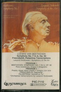 F00025468/カセット/Leopold Stokowski/Symphony of the Air「Beethoven/Symphony No.7」