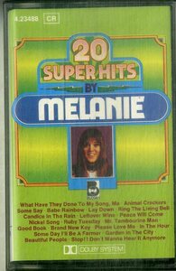 F00025414/カセット/メラニー・ソフィカ (MELANIE SAFKA)「20 Super Hits By Melanie (1978年・4-23488-CR・フォークロック)」