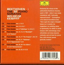 D00161098/▲▲CD8枚組ボックス/ヴィルヘルム・ケンプ(Pf)「Beethoven / The 32 Piano Sonatas (2008年・477-7958)」_画像2