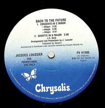 A00593438/LP/ジャック・ルーシェ (JACQUES LOUSSIER)「Bach To The Future (1986年・FV-41505・フュージョン)」_画像3