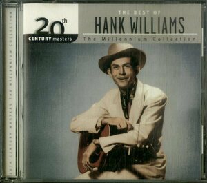 D00160611/CD/ハンク・ウィリアムズ「The Best Of Hank Williams (1999年・314-546-660-2・カントリー・ホンキートンク)」