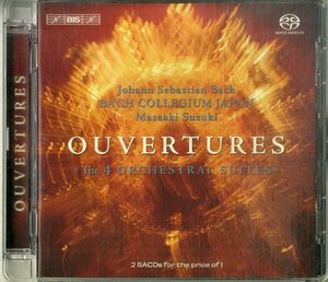 D00161097/CD2枚組/鈴木雅明(指揮) / バッハ・コレギウム・ジャパン「Bach / Ouvertures (The 4 Orchestral Suites) (2005年・BIS-SACD-1