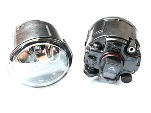 【HID 55W 対応】 ガラス フォグランプ ユニット 日産 スカイラインクーペ V36 防水 左右2個セット 後付け 交換