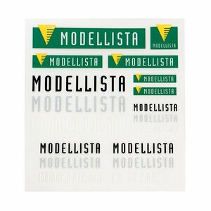 【正規品】 モデリスタ ロゴ ミニステッカーセット MODELLISTA STICKER D2754-62010 台紙サイズ 横10cm x 縦11cm