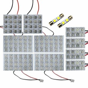 メール便送料無料 ランドクルーザー/ランクル 100系 LEDルームランプ FLUX 12Pセット 164発 トヨタ 室内灯 ルームライト 車内灯 純正 交換