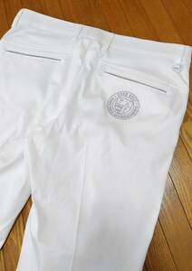 23 district GOLF 23 district Golf nijuu thank Golf long pants Golf pants stretch pants white 2L LL W90 men's large size Golf wear 