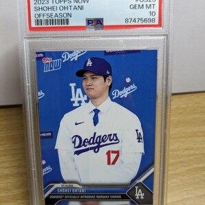 【PSA10】大谷翔平 2023 Topps Now Offseason 2023年12月14日 #OS23 Dodgers ドジャース （ Shohei Ohtani ）の画像2