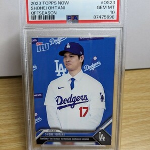 【PSA10】大谷翔平 2023 Topps Now Offseason 2023年12月14日 #OS23 Dodgers ドジャース （ Shohei Ohtani ）の画像1