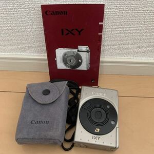 m080）Canon キャノン IXY コンパクトデジタルカメラ 取説付き