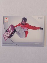 冨田せな 19 2024 TEAM JAPAN OFFCLAL TRADING CARDS WINTER OLYMPIANS プロモカード グッズ トレカ トレーディングカード EPOCH エポック_画像1