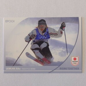 上村愛子 63 2024 TEAM JAPAN OFFCLAL TRADING CARDS WINTER OLYMPIANS プロモカード グッズ トレカ トレーディングカード EPOCH エポックの画像1