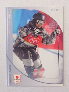 伊藤みき 64 2024 TEAM JAPAN OFFCLAL TRADING CARDS WINTER OLYMPIANS プロモカード グッズ トレカ トレーディングカード EPOCH エポック