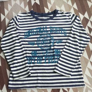 子供服ボーダー 長袖Tシャツ　140サイズ