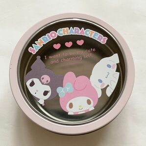 非売品　Sanrio サンリオキャラクターズ　クロミ　マイメロ　シナモン　マグネット付き缶ケース