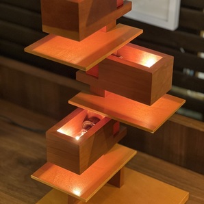 【正規品】Frank Lloyd Wright フランクロイドライト TALIESIN タリアセン4 チェリー テーブルランプ 照明の画像7