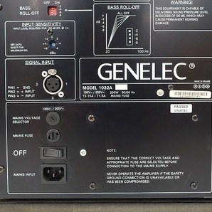 GENELEC 1032A パワードモニタースピーカー 1台 ジャンク *401840の画像9