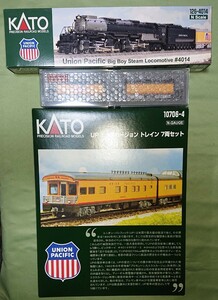 KATO 126-4014 bigboy ビッグボーイ #4014 10706-3 UP ウォーターテンダー 10706-4 UP エクスカージョン トレイン 7両 3点セットまとめて