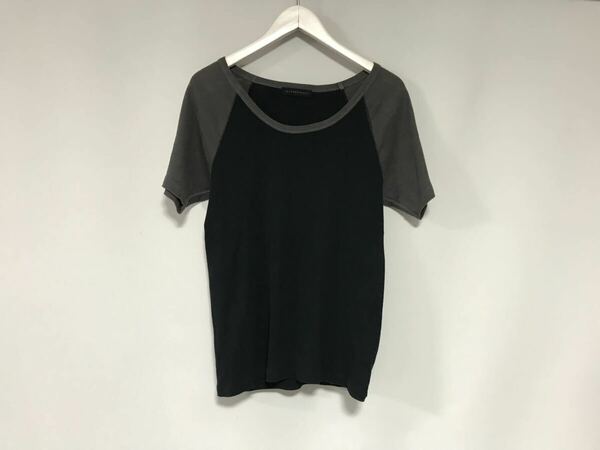 本物ジュンハシモトjunhashimotoコットンラグラン半袖Tシャツメンズサーフアメカジミリタリーワークビジネス黒ブラックグレー3日本製S