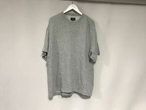 本物ビームスBEAMSコットンスウェット半袖TシャツメンズサーフアメカジミリタリーワークビジネススーツグレーM