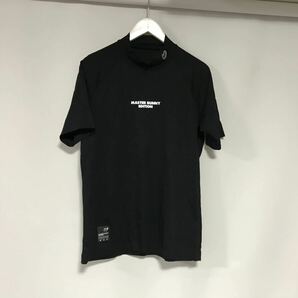 本物マスターバニーエディションMASTERBUNNYEDITONコットンプリント半袖Tシャツメンズサーフアメカジミリタリーゴルフ黒ブラック5日本製L