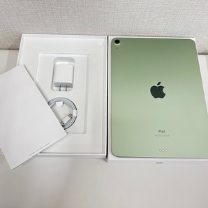 5475★【美品】iPad Air 第4世代 MYFR2J/A DMPG450QQ16R 64GB グリーン 動作確認済 Wi-Fiモデル Apple タブレット 保護シート付の画像1
