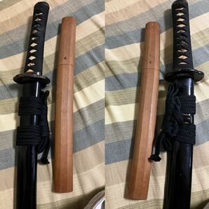 日本刀 模造刀 脇差全長69cmと短刀合口模造刀の画像8