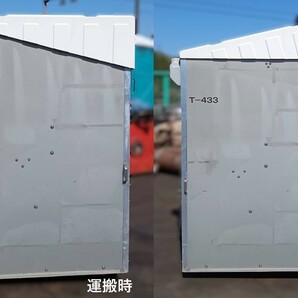 ◆在庫多数あり◆車載式屋外トイレユニット ポンプ式簡易水洗 TRACK-BOX TOILET 株式会社ハマネツ製 No525-3の画像4