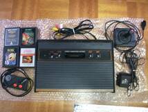 ATARI2600 アタリ2600 AV接続可 ソフト４本　_画像1