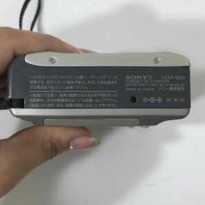 【送料無料/再生確認済★】SONY ソニー カセットテープレコーダー TCM-500 通電確認済み AAL0315小5040/0410の画像7