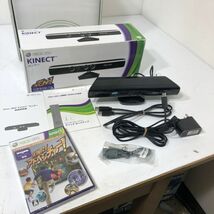 Xbox 360 Kinect 1414/CONSOLE/コントローラー/ACアダプター/KINECT アドベンチャー 動作未確認 AAL0313大3782/0425_画像2