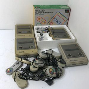 Nintendo ニンテンドー スーパーファミコン SFC SHVC-001 本体4台/コントローラー まとめて 動作未確認 AAL0403大3770/0425