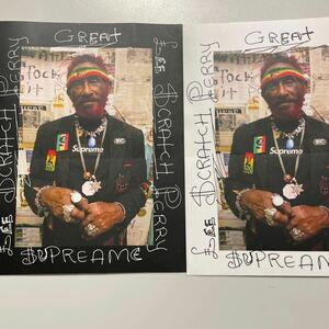 supreme ステッカー　Scratch Perry 