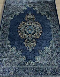 百貨店展示品　シルク100％ 最高峰225万ノット　イラン産　手織り 高級ペルシャ絨毯 101×152cm　#2