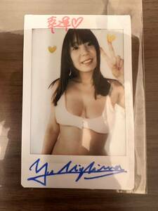 A... 三島ゆう ミルキー・グラマー 直筆サイン入り DVD 特典 サイン　チェキ　直筆サイン 非売品 現場　チェキ