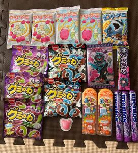 グミ　お菓子18点セット　ガム　メントス　ハイチュウ　駄菓子 お菓子詰め合わせ おまけセット