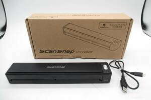 FUJITSU/富士通 ScanSnap ix100 FI-IX100A A4 スキャナー ケーブル 箱付き☆動作確認済 ★h0401078