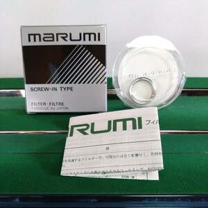 マルミ　撮影用フィルター　２２．５mm　Marumi Filter　撮影用品　未使用品　MARUMI SCREW-IN TYPE