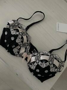 * new goods *LIPSERVICE/ Lip Service *D70 bra * black lovely pink race * postage 230 jpy 