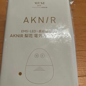 otona MUSE オトナミューズ 2024年 5月号 【付録】 AKNIR EMS・LED・振動機能付き　梨花　電気スカルプブラシ