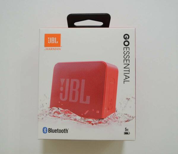 JBL 公式 GO ESSENTIAL レッド ポータブルスピーカー Bluetooth ワイヤレス IPX7防水 /送料無料