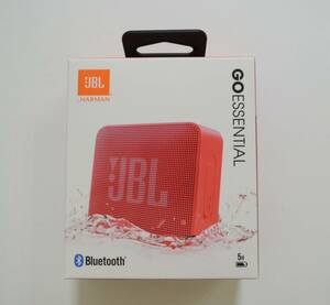 JBL 公式 GO ESSENTIAL レッド ポータブルスピーカー Bluetooth ワイヤレス IPX7防水 / 送料無料