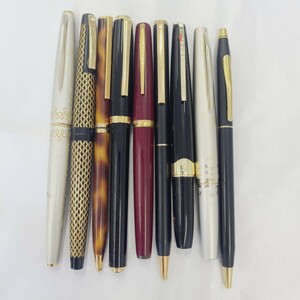 PILOT　PLATINUM　WATERMAN　シェーファー　sailor　ペン先14K　18K　万年筆　5本　WATERMAN　シェーファー　クロス　他　ボールペン4本