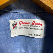 デッドストック　オールド　Glenn Berry シャンブレー　ワークシャツ　70s 古着　ヴィンテージ　長袖シャツ　未使用　US NAVY_画像4