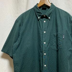 オールド　G1950 オックスフォード　ボタンダウンシャツ　半袖シャツ　90s 00s GALLERY1950 チェック柄　コットン BDシャツ